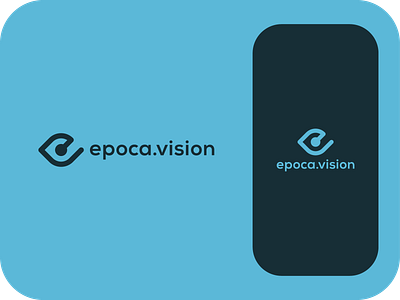 Epoca Vision branding eye logo minimal modern sight vision