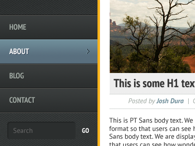 WordPress Theme Peek wordpress theme blog search texture
