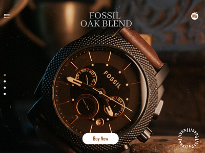 Fossil Oak branding design minimal ui