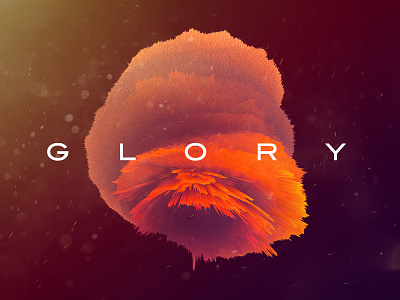 Glory fractal glory poster
