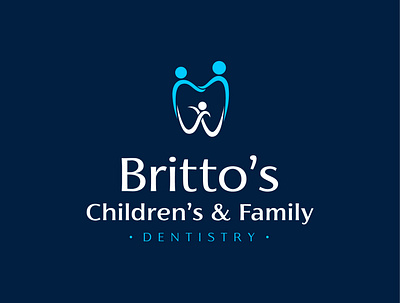 Logo Britto s Dentistry branding dentist dentist logo design icon icon design illustration logo sophisticated vector