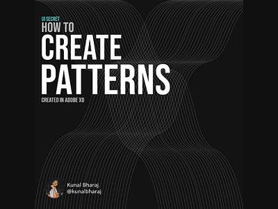 How to Create Patterns 2d 3d designer designing dribble learning patterns ui ux