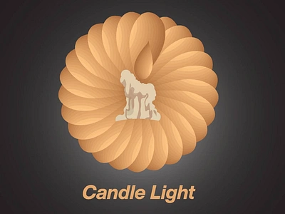 Candle Light 2d 3d artist behance candle design designer designers dribble inspiration instagram light logo logoartist logodesign logoinspiration ui ux