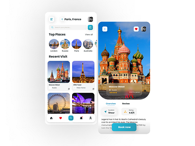 Travel App UI