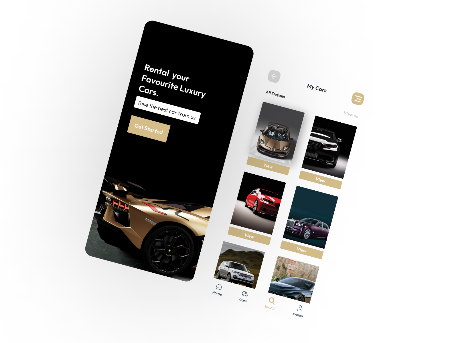 Luxury car Ui Design by Kunal Bharaj on Dribbble