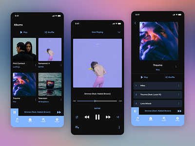 Music Player UI design