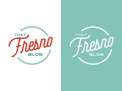 That Fresno Blog Logo blog branding logo