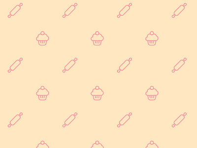 Youtube Rewind Baking Background background baking cupcake icons illustration pattern