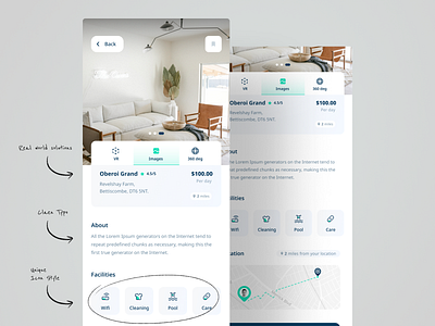 Hotel Booking App UI app app design application hotel booking mobile navigation search typography ui ux
