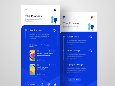 Process Experience. app app design application branding illustration mobile search shop typography ui ux vector