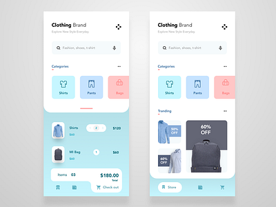 E-commerce Experience by Dharmik on Dribbble