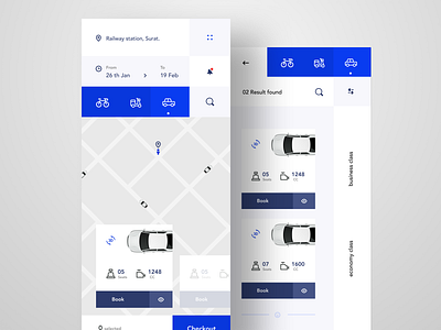 Car Rental app app design application car design mobile navigation search typography ui ux