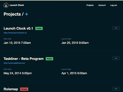 Launch Clock - Projects launchclock