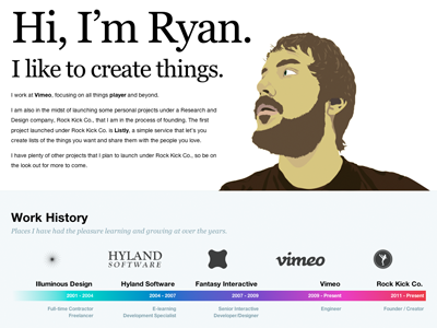 RyanHefner.com - About personal site