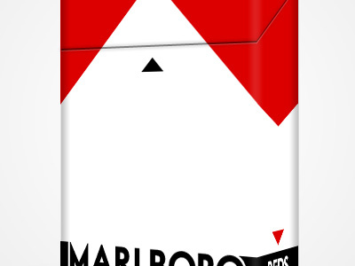 Hard Packs: Marlboro Reds concept exploration hard packs packaging series