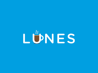Lunes design icon illustration logo vector