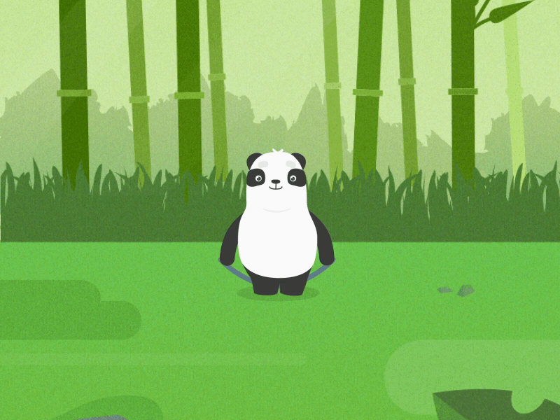 X-panda design jump motion panda ui