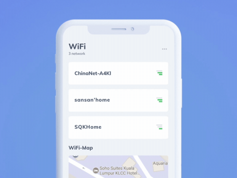WiFi-Connect animation connection framer ligt ui wifi