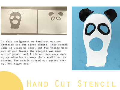Stencil woes panda mask stencil