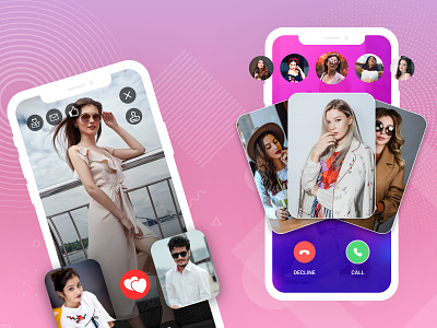 video call app design app ui chat app ui uidesign video video chat videocall