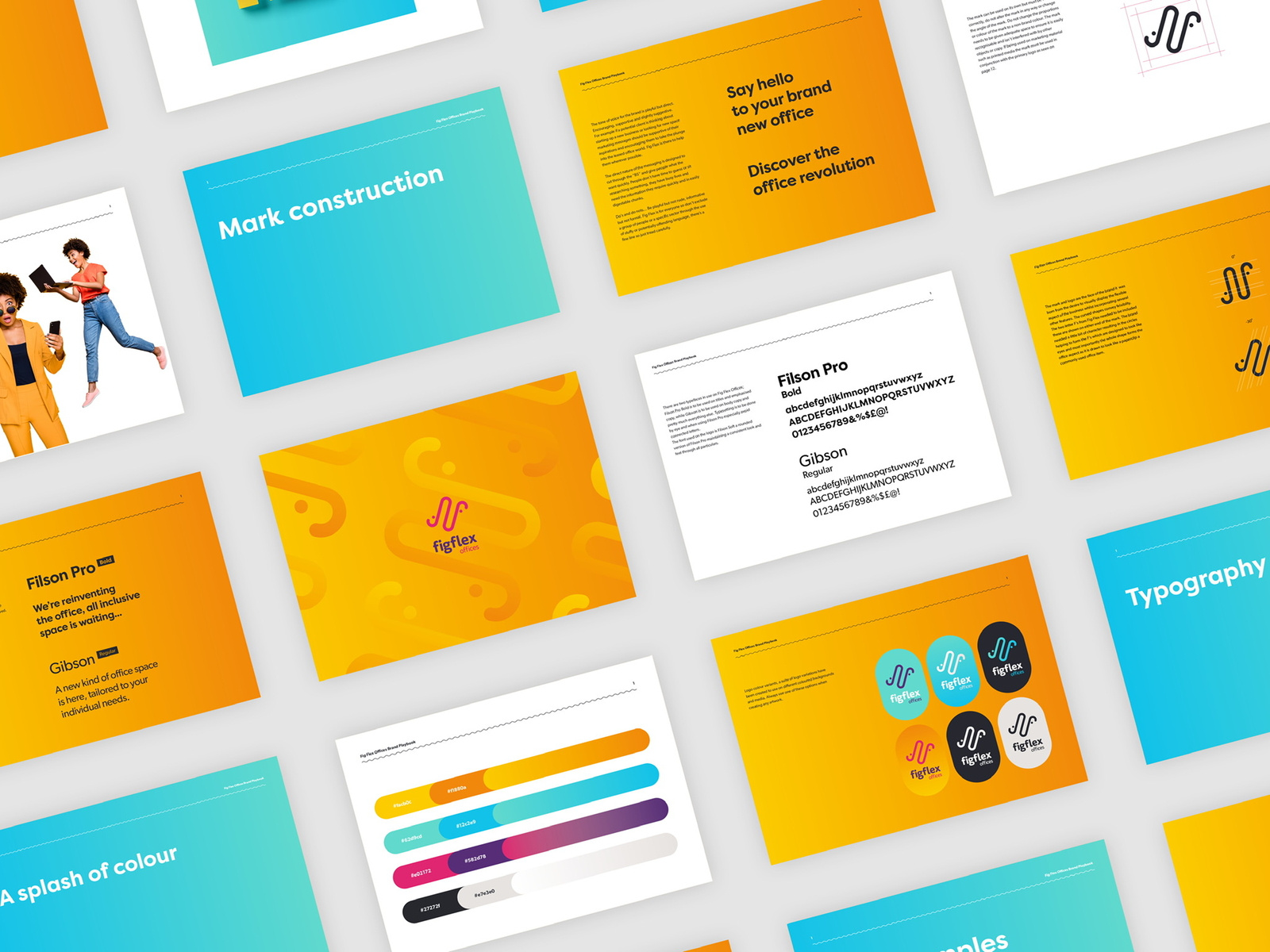 Brand guidelines for office brand by Adam Arkinstall on Dribbble