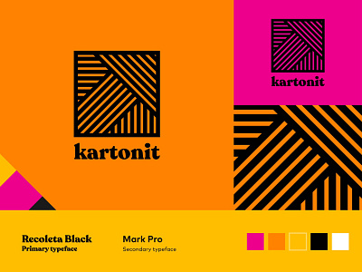 kartonit Brand Introduction brand design brand identity branding branding agency colorful colorfull illustration logo logo design logotype orange yellow