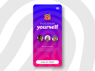 Mobile Onboarding UI Concept adobe xd branding colorful mobile mobile ui photoshop ui ui design ux website website design