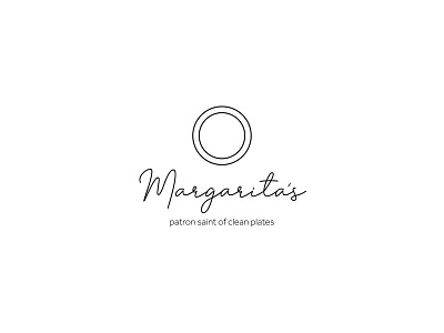 Margarita's Restaurant Logo brand design brand identity branding clean graphic design logo logo design logotype monogram logo