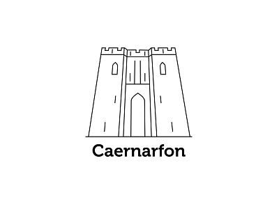 Caernarfon Castle Logo Concept