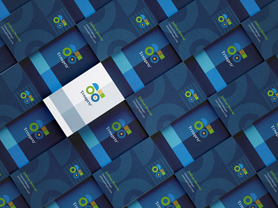 Transporter Business Cards Blue