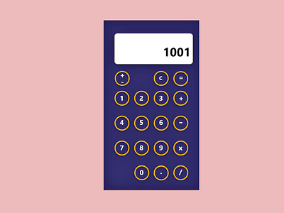 daily ui 004 - calculator calculator dailyui xd