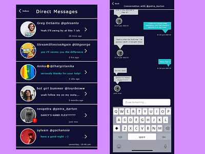 daily ui 013 - direct message