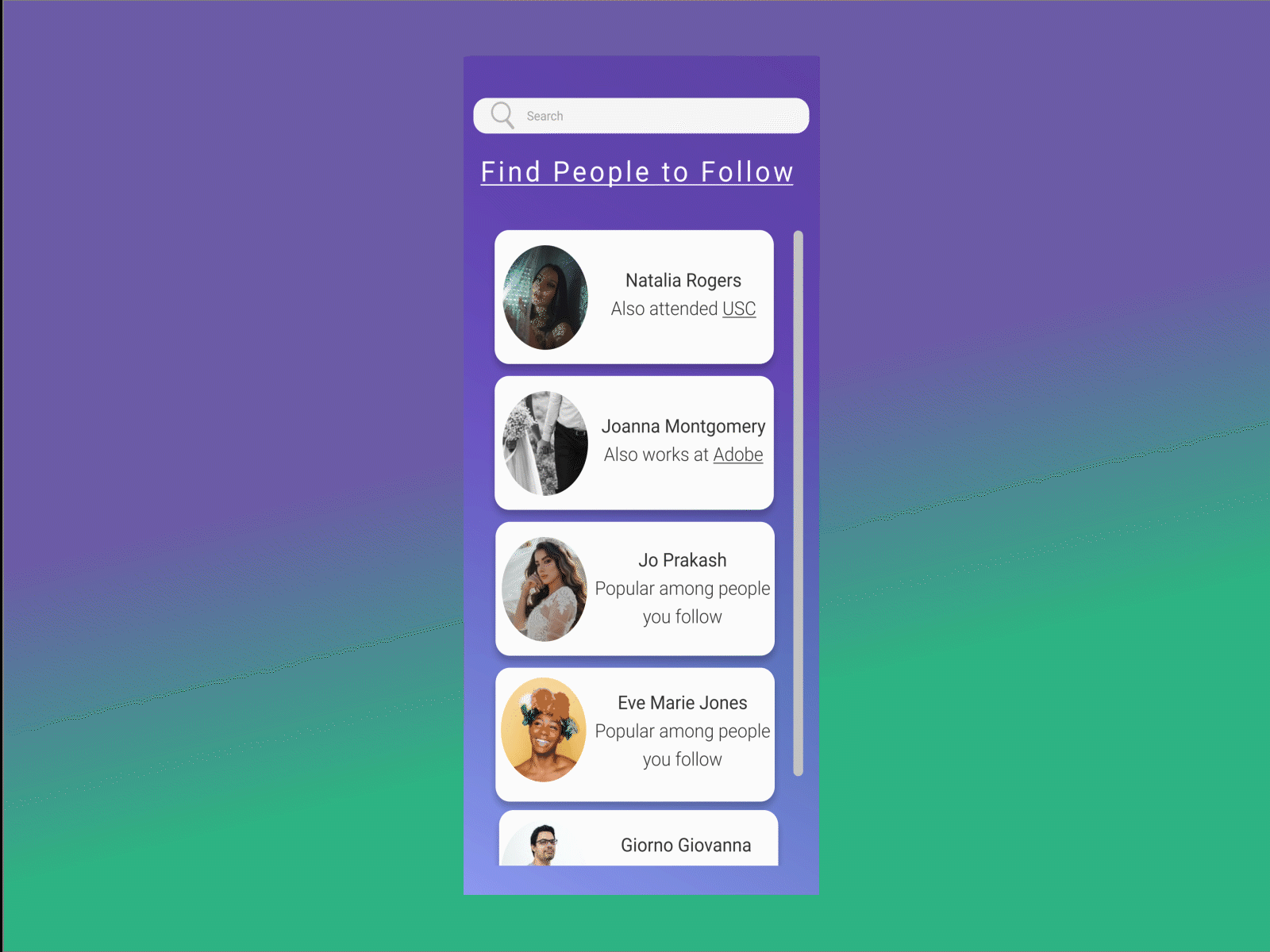 daily ui 021 - search aftereffects dailyui figma