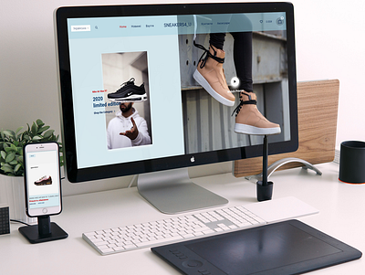 Sneakers Design web design webdesign website website design