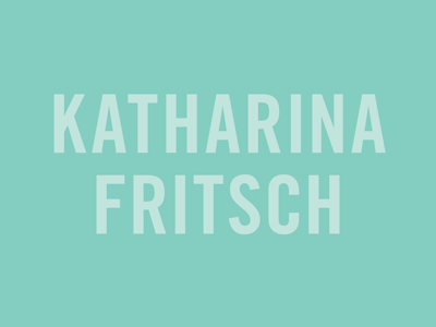 Katharina Fritsch Poster art institute of chicago poster trade gothic