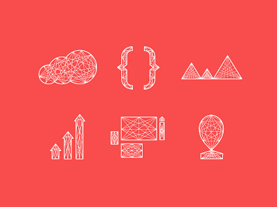 Zengularity icons glyphs iconography icons identity illustration minimal outline pictograms ui