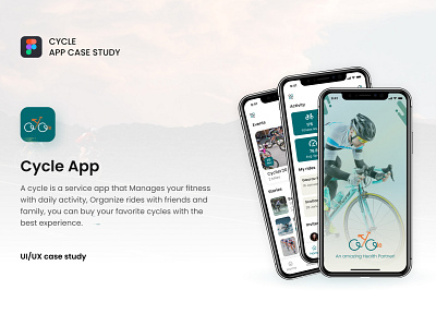 Cycle App Concept : UX/UI Case study app design design figma interaction design mobile app mobile ui mobile uiux uidesign uiux user interface