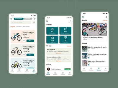 Cycle/Fitness App