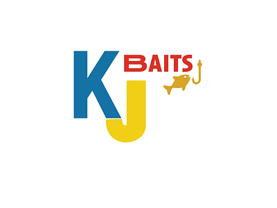KJ Baits Logo ad design bait brand design brand identity branding design fish fish logo fishing logo logodesign smallbusiness