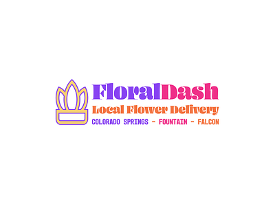 Floral Dash brand design branding design illustration logo vector