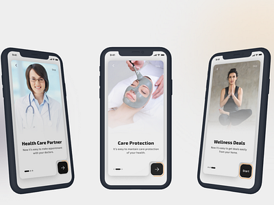 Onboarding screen Doctor application