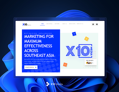 Marketing Agency Website figma marketing agency ui ux website