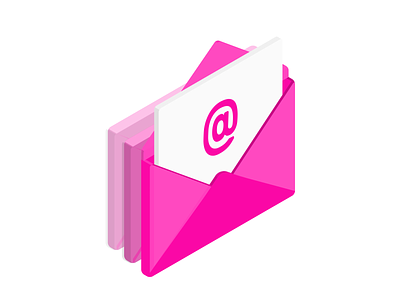 Simple Mail Icon design illustration