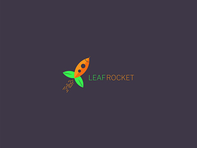 Leaf Rocket Logo Design