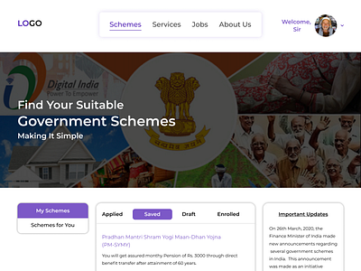 Home page ( Government Schemes )