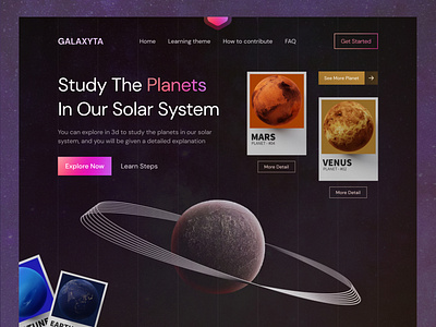 GALAXYTA - Educational Website Design