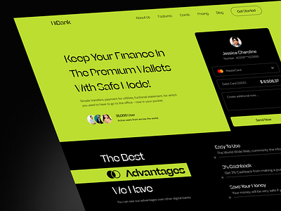 NiBank - Financial Landing Page