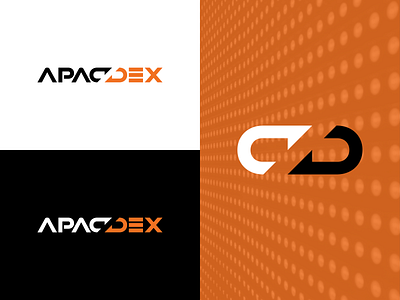 APACDEX DIGITAL EXCHANGE LOGO DESIGN branding design flat logo