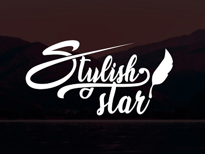 Stylish Star branding elegantlogo graphic design handwrittenlogo logo logodesign luxury minimalistlogo modernlogo signaturelogo