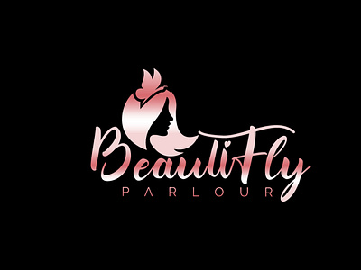 Beautifly Parlour branding graphic design logo typography logo
